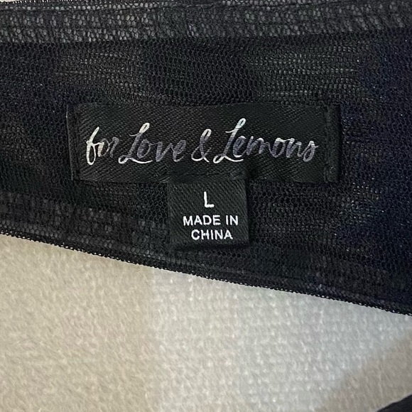 New! For love and lemons Kaylee embroidered bustier crop top 1204 - Picture 11 of 13